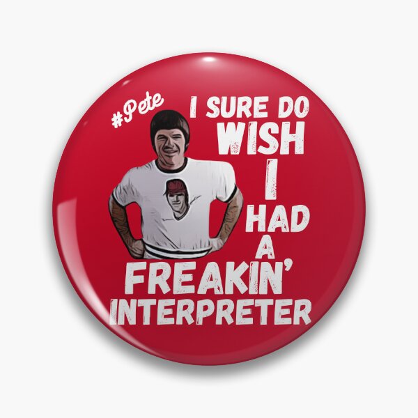 Artikelvorschau, Lustiges Grafik-T-Shirt, humorvolles Dolmetscher-Shirt, Sweatshirt im Vintage-Stil, cooles Retro-T-Shirt, Cincinnati Baseball-Fans, einzigartiges Statement-T-Shirt entworfen und verkauft von RiffRaffGraffix.