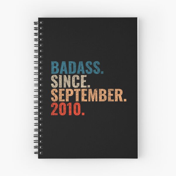 Item preview, Badass since September 2010 Vintage 2010 September birthday gift designed and sold by Teelogic.