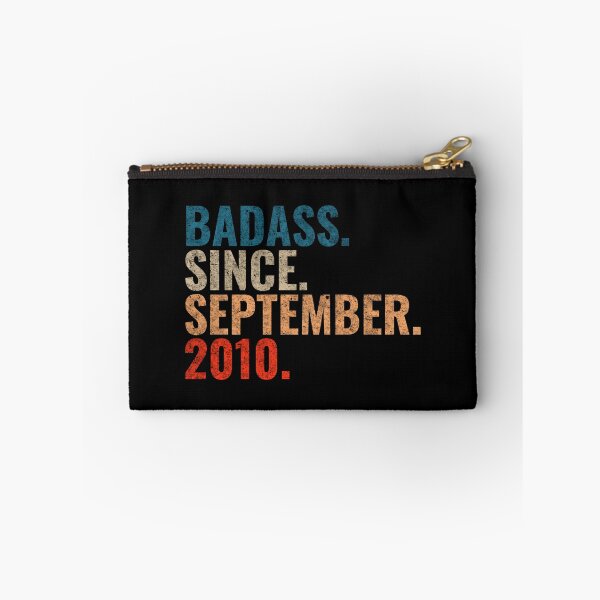 Item preview, Badass since September 2010 Vintage 2010 September birthday gift designed and sold by Teelogic.