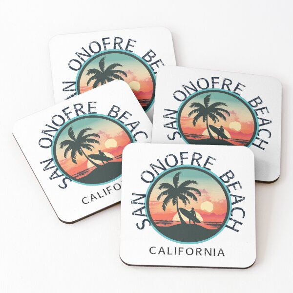 Item preview, San Onofre Beach - California (with Black Lettering) designed and sold by VelvetRoom.