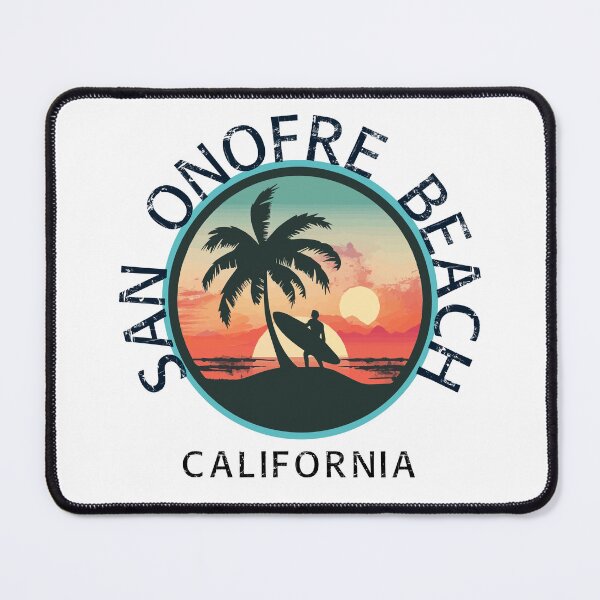 Item preview, San Onofre Beach - California (with Black Lettering) designed and sold by VelvetRoom.