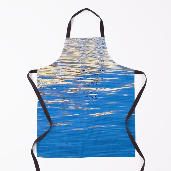 Item preview, gold and blue reflections designed and sold by Tereza Pilar Art.