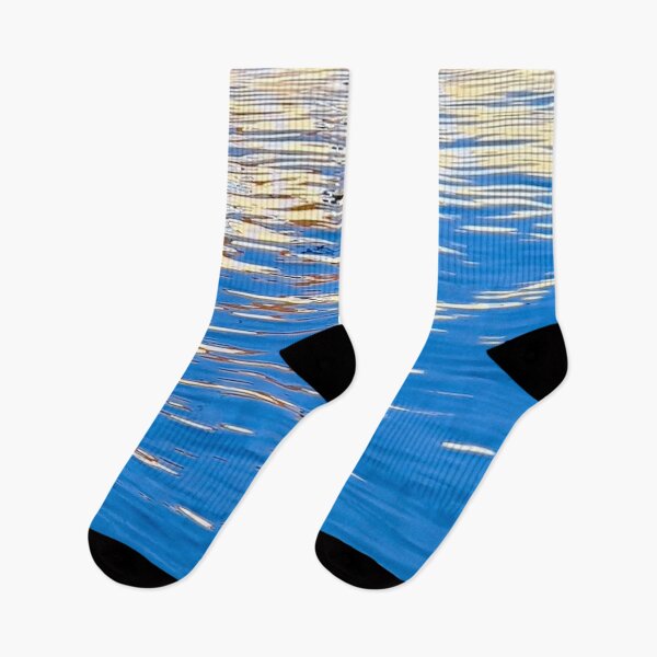 Item preview, gold and blue reflections designed and sold by Tereza Pilar  Art.
