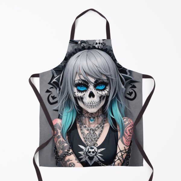 Item preview, Voodoo Skeleton Makeup Goth Girl designed and sold by MadnessEnvelope.