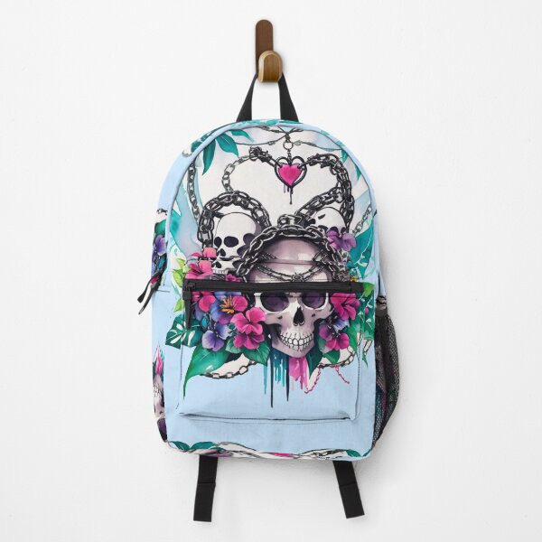 Item preview, Tropical Summer Voodoo Skulls Floral Composition designed and sold by MadnessEnvelope.