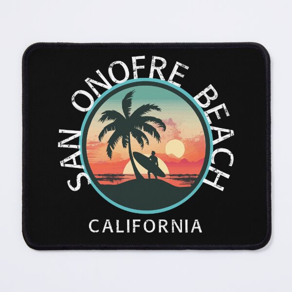 Item preview, San Onofre Beach - California (with White Lettering) designed and sold by VelvetRoom.