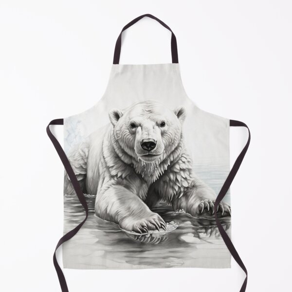 Item preview, Polar bear pencil drawing designed and sold by Pencil-Art.