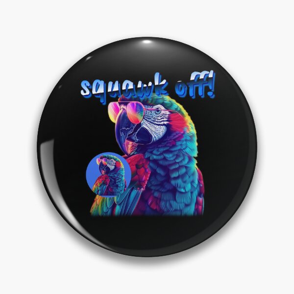 Item preview, Squawk Off! Naughty Talking Parrot designed and sold by HardCorps.