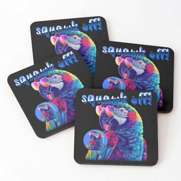 Item preview, Squawk Off! Naughty Talking Parrot designed and sold by HardCorps.