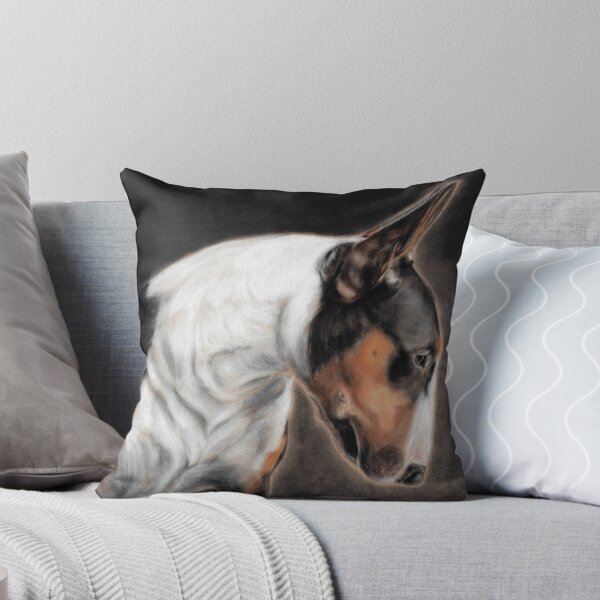 Item preview, English Bull terrier in shadows designed and sold by TraceyEarlArt.