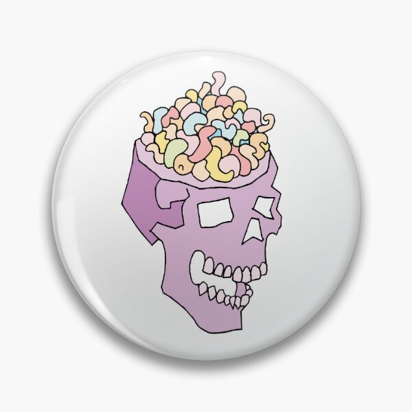 Item preview, MAGGOT BRAIN - WEIRD AND SURREAL SKULL FOR LOVERS OF THE STRANGE designed and sold by Clifford Hayes.