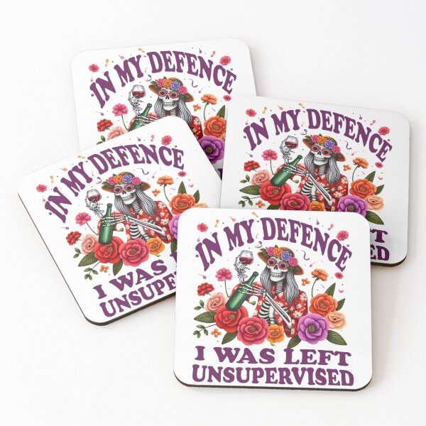 Item preview, In My Defence I Was Left Unsupervised Funny Quote designed and sold by vectcd.