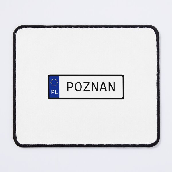 Item preview, Poznan Poland EU Number Plate designed and sold by PatchMerch.