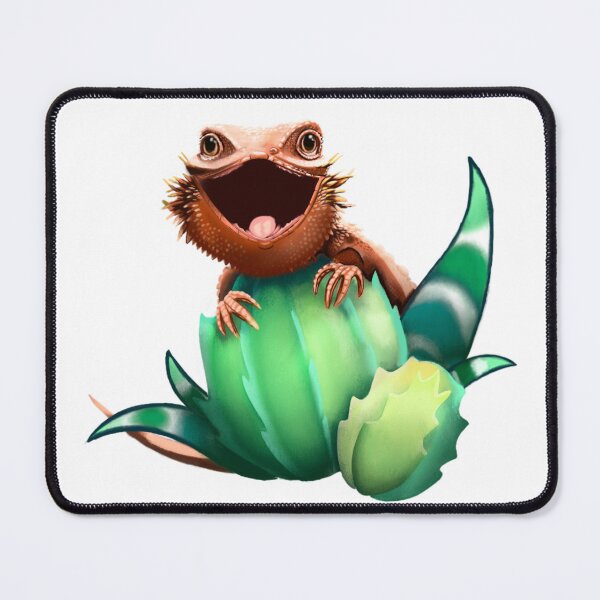 Item preview, The Happy Orange Bearded Dragon designed and sold by TrumpetArt25.