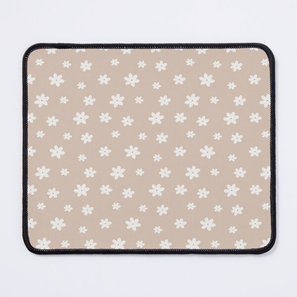 Item preview, Neutral Beige Tan Cute Flowers Aesthetic Pattern designed and sold by LMStudioDesigns.