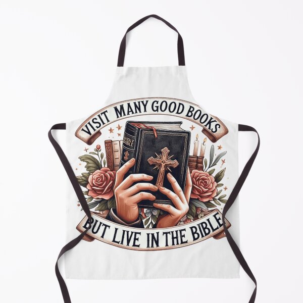 Item preview, Visit Many Good Books But Live In The Bible Christian Quotes designed and sold by vectcd.