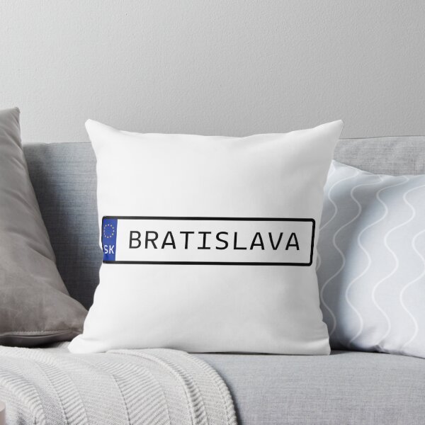 Item preview, Bratislava Slovakia EU Number Plate designed and sold by PatchMerch.