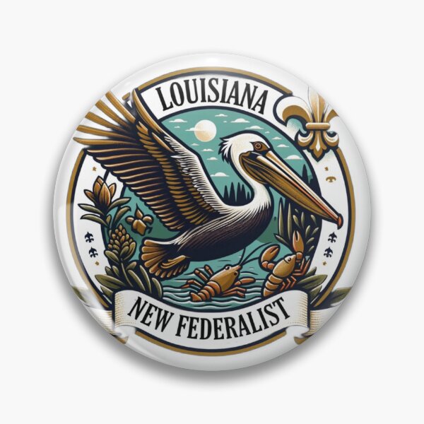 Item preview, Louisiana New Federalist  designed and sold by CroakysCorner.