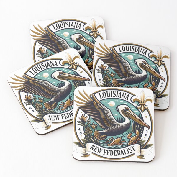 Item preview, Louisiana New Federalist  designed and sold by CroakysCorner.