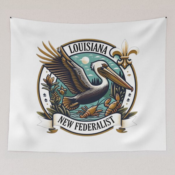 Item preview, Louisiana New Federalist  designed and sold by CroakysCorner.