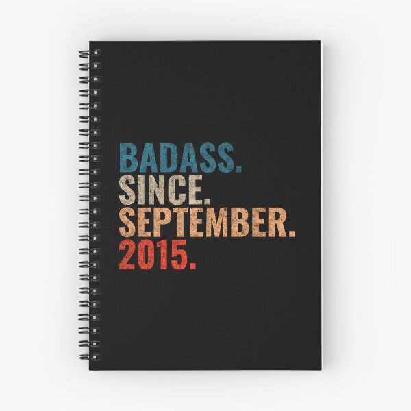 Item preview, Badass since September 2015 Vintage 2015 September birthday gift designed and sold by Teelogic.