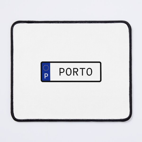 Item preview, Porto Portugal EU Number Plate designed and sold by PatchMerch.