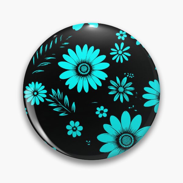 Item preview, “Night Cyan Bloom” designed and sold by NMProductos.