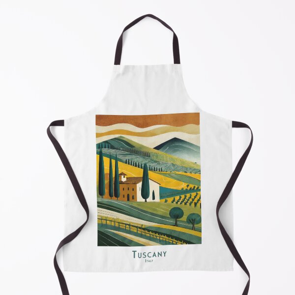 Item preview, Vintage Minimalist Travel Poster Tuscany Italy – Retro Landscape Art designed and sold by pod24.
