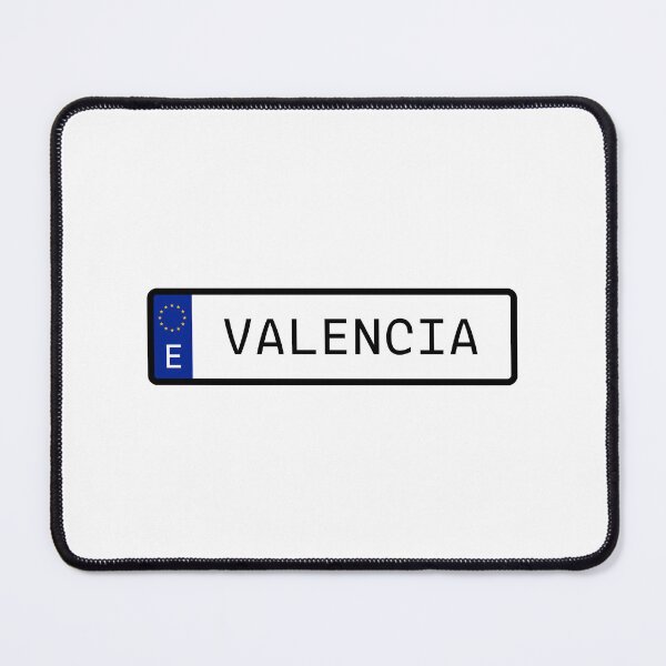 Item preview, Valencia Spain EU Number Plate designed and sold by PatchMerch.