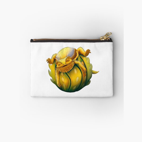 Item preview, Happy Yellow Bearded Dragon on a Cactus designed and sold by TrumpetArt25.