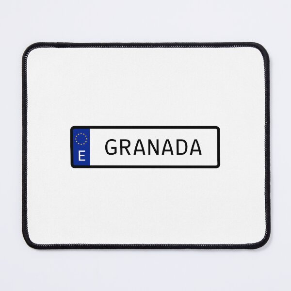 Item preview, Granada Spain EU Number Plate designed and sold by PatchMerch.