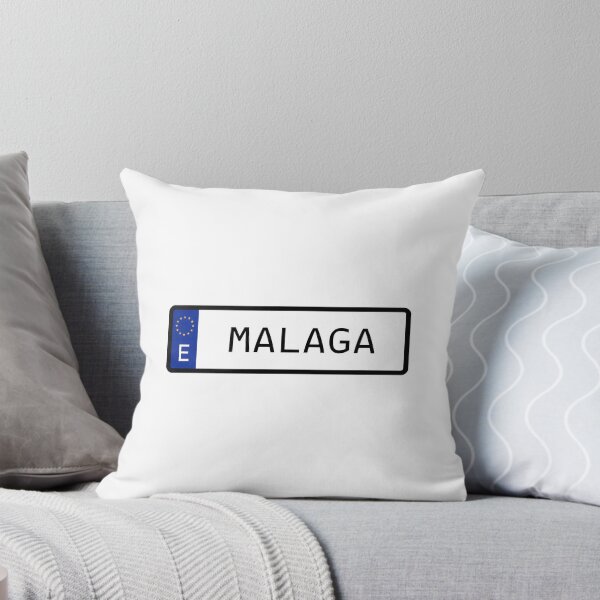 Item preview, Malaga Spain EU Number Plate designed and sold by PatchMerch.