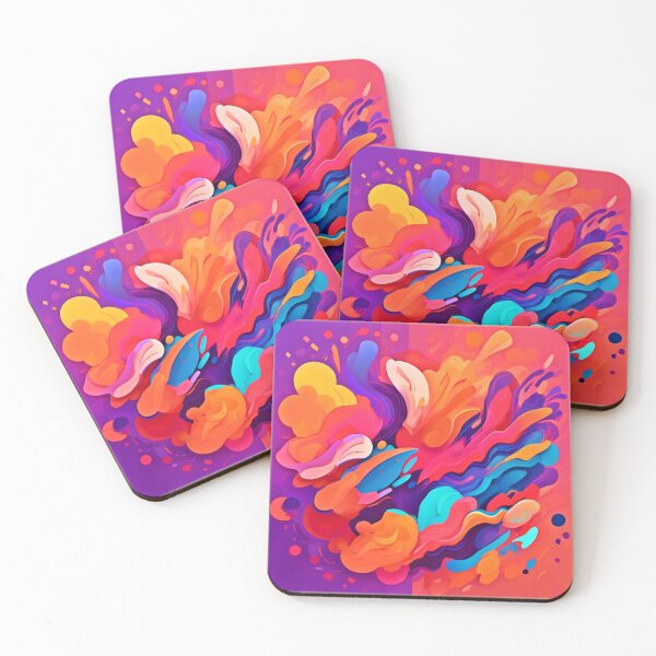 Item preview, Rainbow Explosion: Happy Paint Splatter designed and sold by Health And Fitness Posts e-Store.