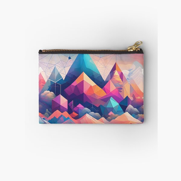 Item preview, Geometric Landscape: Vibrant Peaks designed and sold by homydesign.