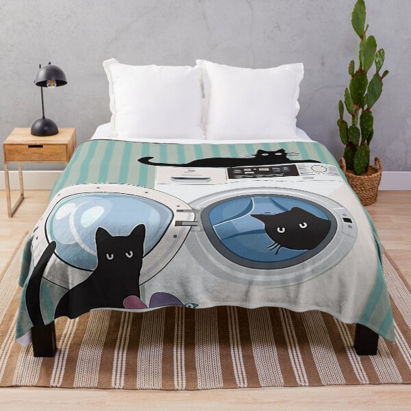 Item preview, black cat laundry designed and sold by syafamaisa3.