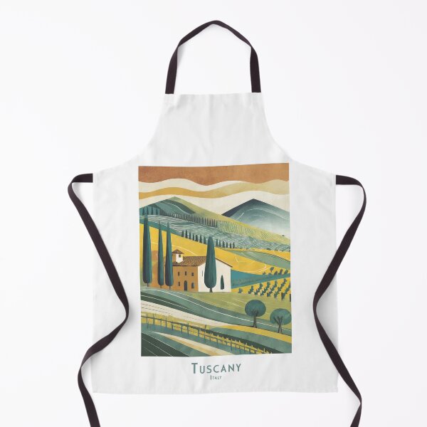 Item preview, Vintage Minimalist Travel Poster Tuscany Italy – Retro Landscape Art designed and sold by pod24.