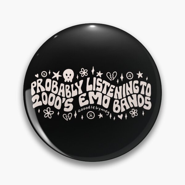 Item preview, Probably Listening to 2000's Emo Bands designed and sold by doodlebymeg.