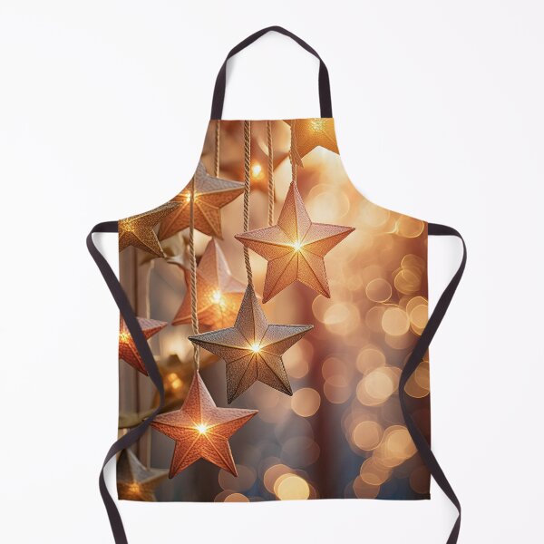 Item preview, Star-shaped lights twinkle in warm hues, creating a magical atmosphere designed and sold by homydesign.