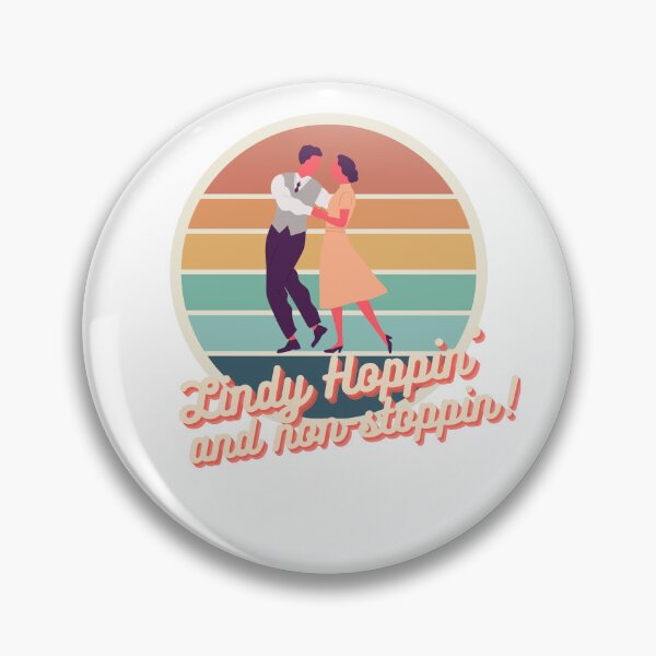 Item preview, Lindy Hoppin and non-stoppin! Retro Vintage Lindy Hop Swing Dancing designed and sold by Maciej  Strzelczyk.