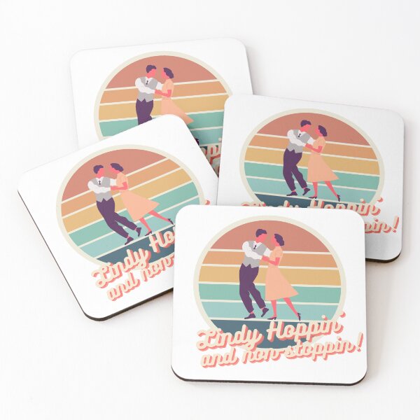 Item preview, Lindy Hoppin and non-stoppin! Retro Vintage Lindy Hop Swing Dancing designed and sold by Maciej  Strzelczyk.