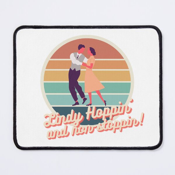 Item preview, Lindy Hoppin and non-stoppin! Retro Vintage Lindy Hop Swing Dancing designed and sold by Maciej  Strzelczyk.