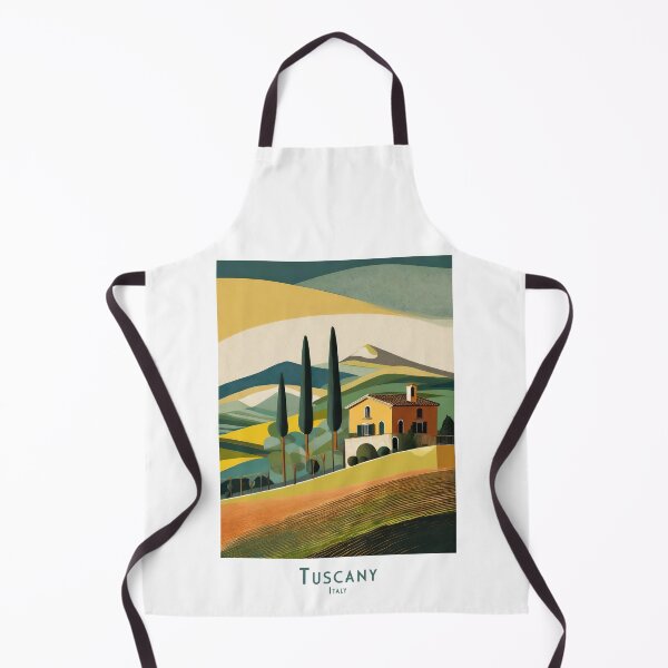 Item preview, Vintage Minimalist Travel Poster Tuscany Italy – Retro Landscape Art designed and sold by pod24.