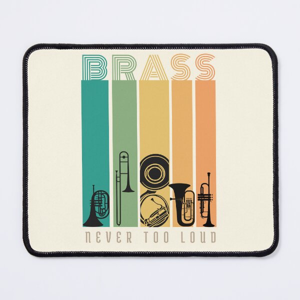 Item preview, Brass - never too loud designed and sold by galloway29.