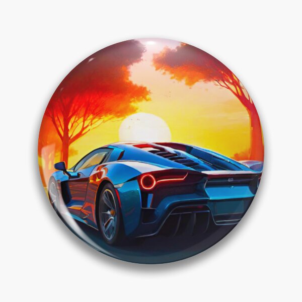 Item preview, Supercar at Sunset designed and sold by GrizzlyCollective.