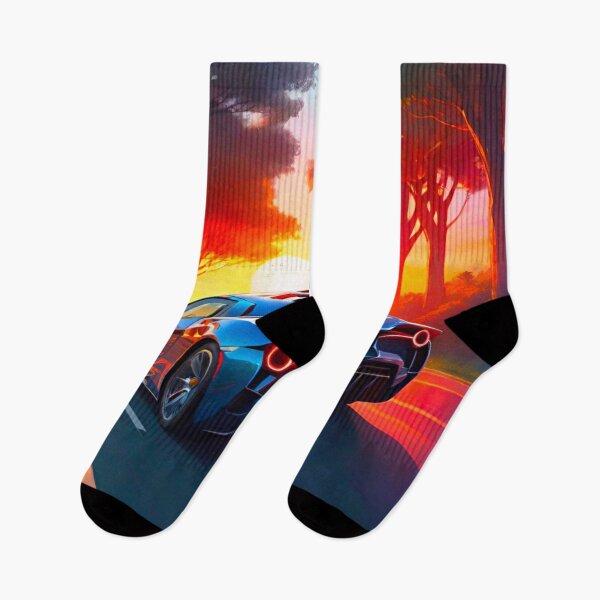 Item preview, Supercar at Sunset designed and sold by GrizzlyCollective.