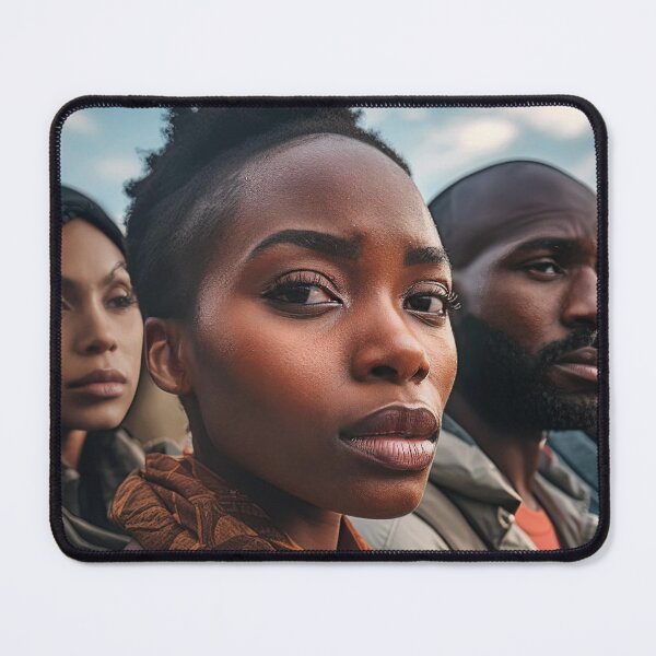 Item preview, Scarf-clad lady facing crowd designed and sold by homydesign.