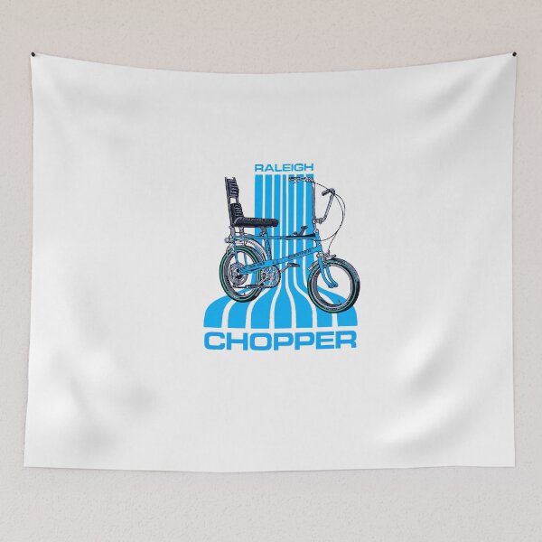 Item preview, Vintage Chopper Bike - Horizon Blue designed and sold by Bad Zombie .