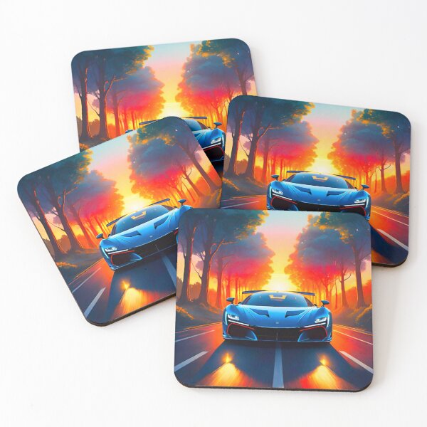Item preview, Exquisite Supercar at Dazzling Sunset designed and sold by GrizzlyCollective.