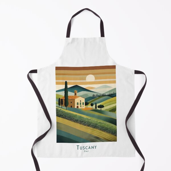 Item preview, Vintage Minimalist Travel Poster Tuscany Italy – Retro Landscape Art designed and sold by pod24.