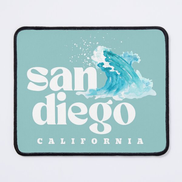 Item preview, San Diego Wave Text Graphic designed and sold by CozyThreadsCo.